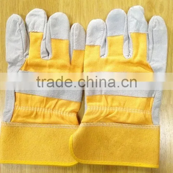 Cowhide Leather Reinforced Working Gloves photo-2