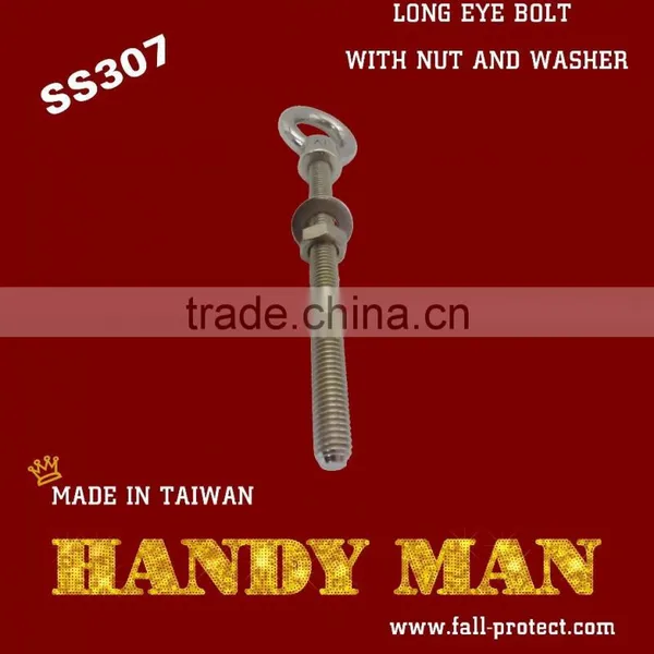 307S Stainless Steel 316 Long Shoulder Eye Bolt photo-4