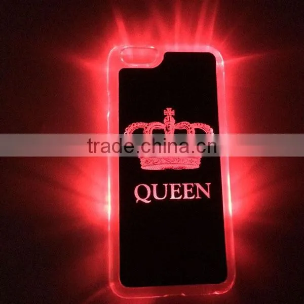 2015 New Design Creative For Iphone 6s Flash Light PC Phone Back Case photo-3