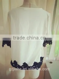 2016 New Casual Female T-shirt O-neck Loose Tops photo-2
