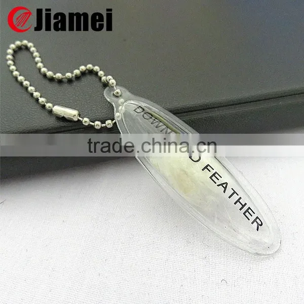 Latest High Quality Soft Pvc Inflatable Hang Tag Down Feather Label photo-4
