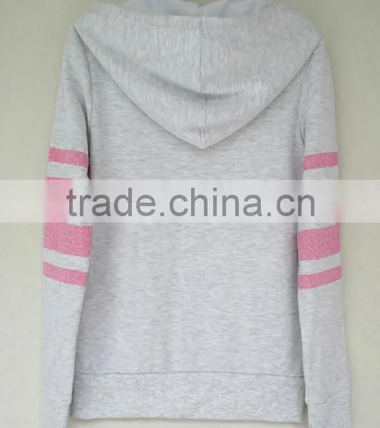 Women's Hoody Zipper-up Jacket,Sport Jacket With Hoodies,fleece Jacket/sweater,crack Print Jacket photo-2