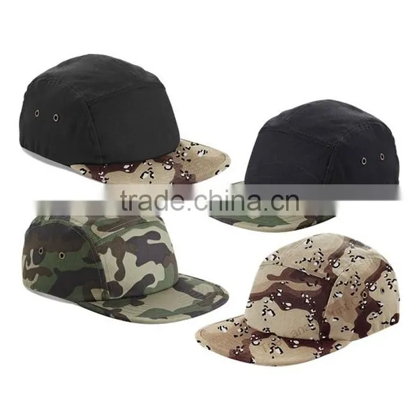 Cord Brim 5 Panel Cap, Woven Label 5 Panel Cap, Hip Hop Cap photo-2