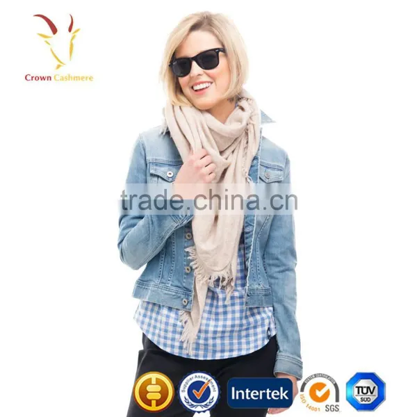 Various Pattern Cashmere Scarf Womens Skinny Snood Scarf photo-5