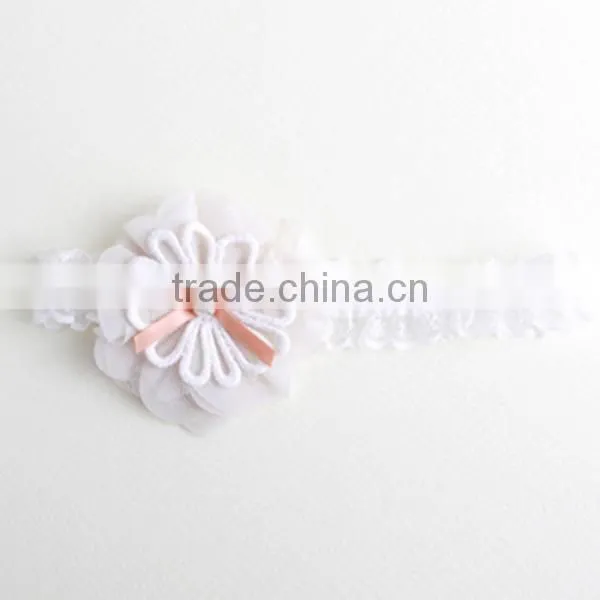 F10003N Wholesale Korean Style Headband Cute Baby Girls Lace Headband Bowknot Lace Hair Accessory photo-6