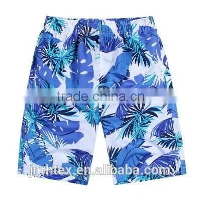 2015 Summer Fashion Custom Polyster and Cotton Printed Mens Beach Shorts photo-2