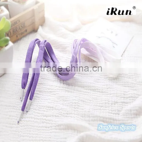 High Quality Polyester Rainbow Gradient Shoe Laces~Nice Rainbow Color Tie Dye Laces~Fat Tubular Shoelaces~7 Colors~Accept Custom photo-3