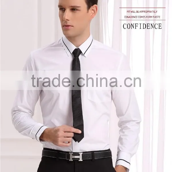 New Design Men's Long Sleeve Business Shirt Of Good Price (DSHM013)