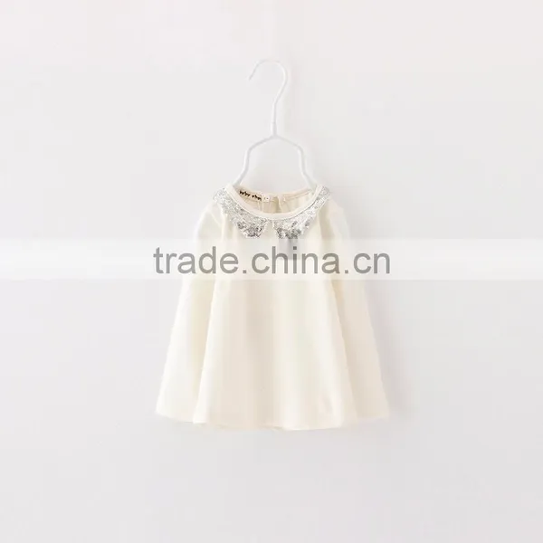 Wholesale Sequins Long Sleeves Cotton Latest Baby Girsl Fancy Top Design photo-2