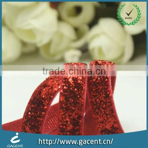 China Wholesale High Quality Metallic Glitter Ribbon For Christmas photo-6