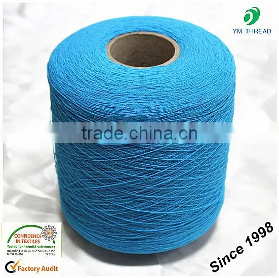 Manufacturing 100% Polyester Covering Rubber Yarn photo-4