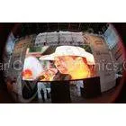 P16 Rental Stage Background LED Screen Curtain , Outdoor Lightweight