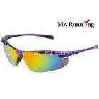 Smooth Frame Polarized Cycling Sunglasses , UV400 Protection Lens Eyewear