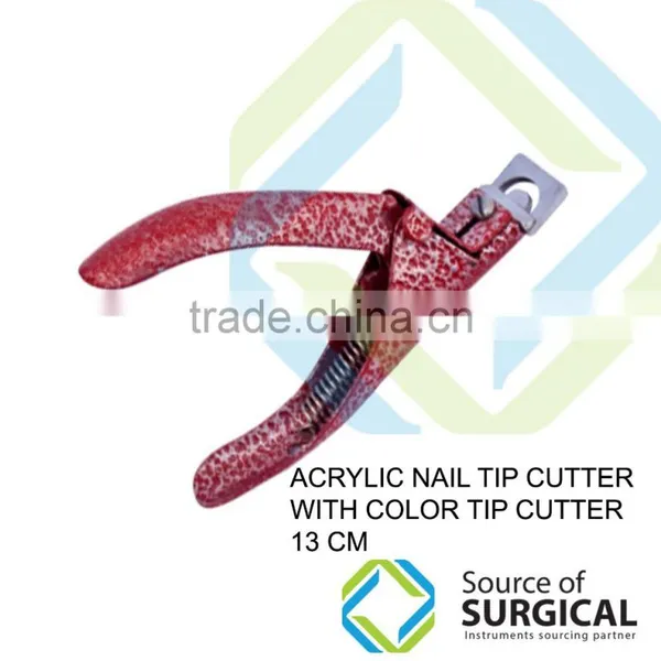 nail cutter artificial acrylic nail clipper tips manicure Pedicure Tool nail art edge cutter
