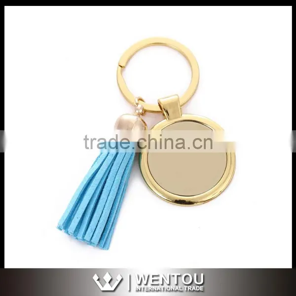 Personalised Suede Leather Tassel Key Chain photo-5