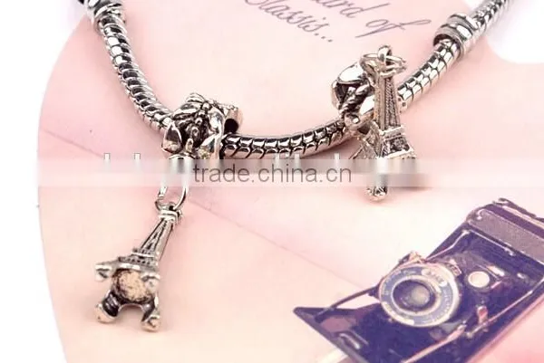 Dubaa Pendant Charm Silver European Charms Bead Fit Diy Snake Chain Bracelet Female Jewelry,Charms DIY Findings photo-2