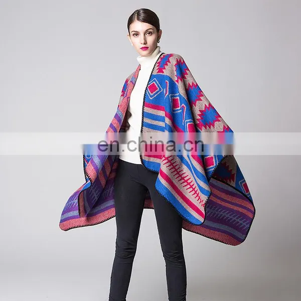 Puzzle Cloak Fashion Thickening Lengthened Warm Shawl photo-5