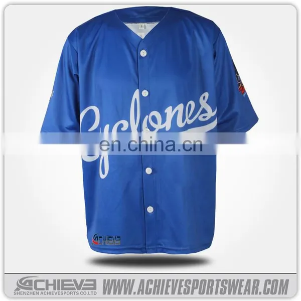 Wholesale Men Sublimated Baseball Jersey Custom Baseball Jerseys photo-5