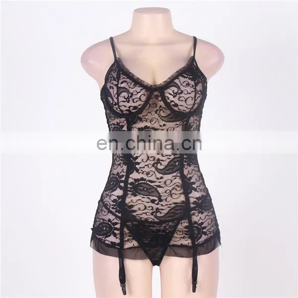 Low MOQ Black Panty Women Lingerie With G String photo-2
