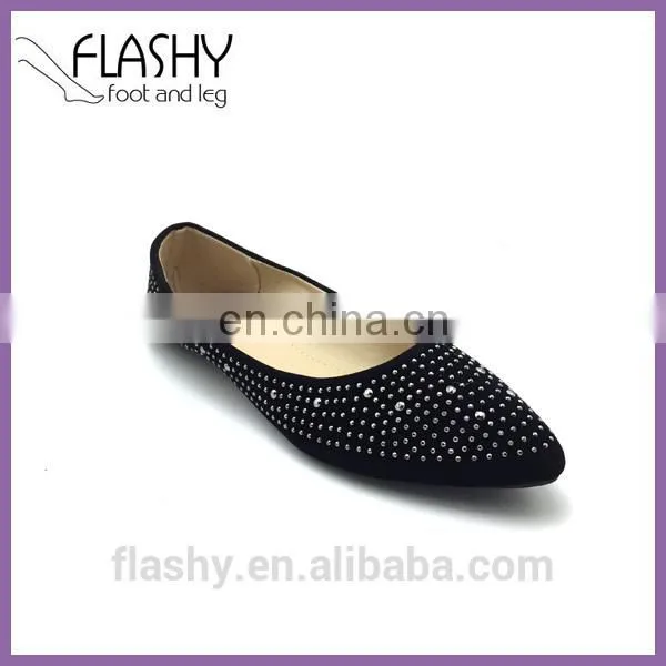 Wholesale Casual Women Shoes Latest Rivet Design Sexy Lady Flat Shoes photo-2