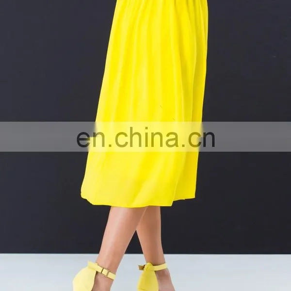 2015 Fashion Women One Piece Chiffon Skirt Party Wear Skirt Design photo-5
