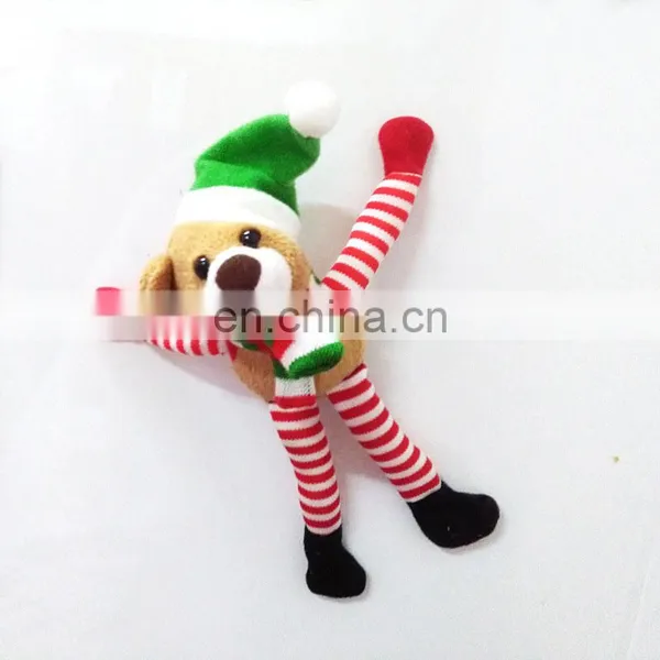 Promotional Soft Stuffed Plush Christmas Snowman Fridge Magnet Toys photo-2
