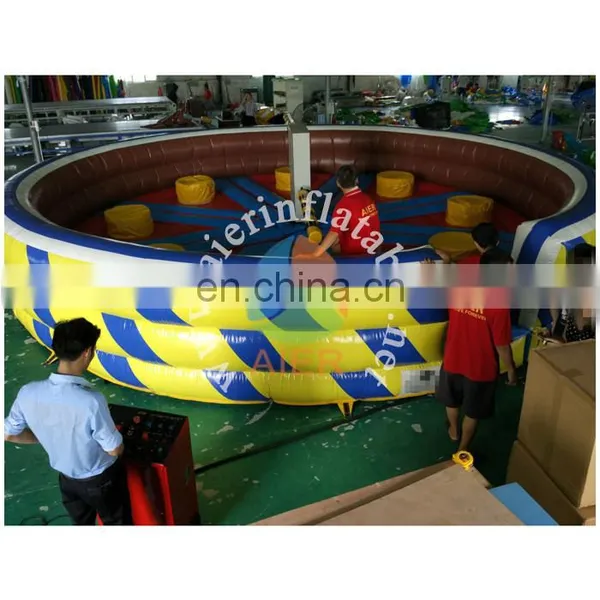 2016 Top Selling Inflatable Wipeout Game With Machine For Sale photo-2