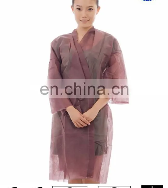 Cheap Disposable pp Medical Non Woven Kimono for Spa photo-2