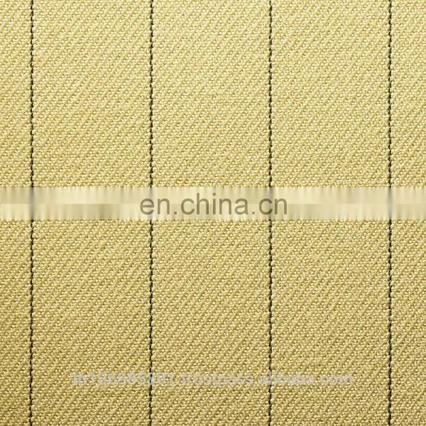 Polyester/Viscose Fabric Dyed Suiting (Big Stripes) photo-4