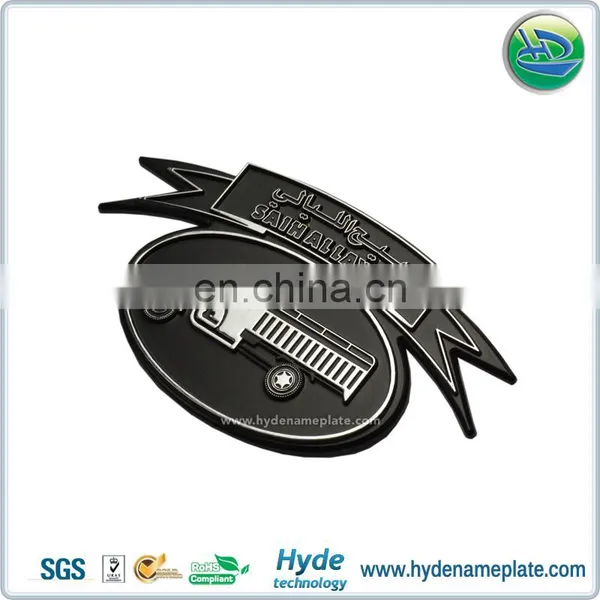 New Custom Made Decorative ABS Chrome Motorcycle Emblems photo-5