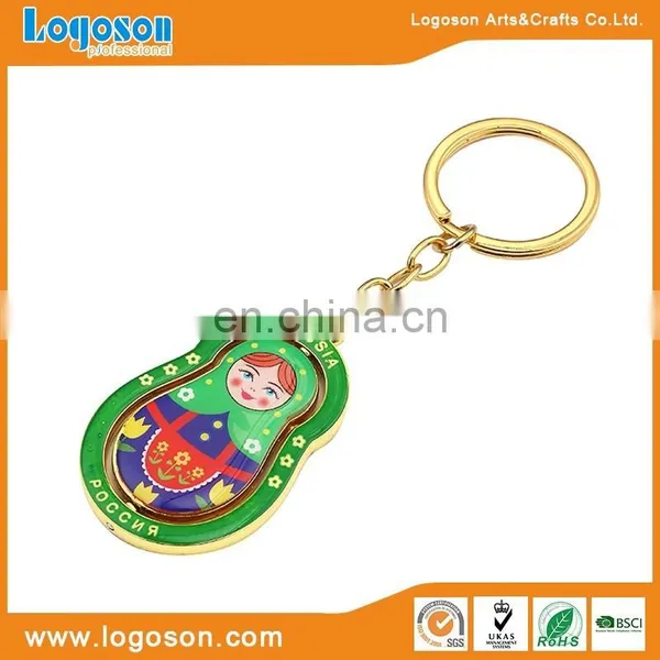 Charm Finishing Nesting Dolls Keyring Russia Tourist Souvenir Keychain photo-3