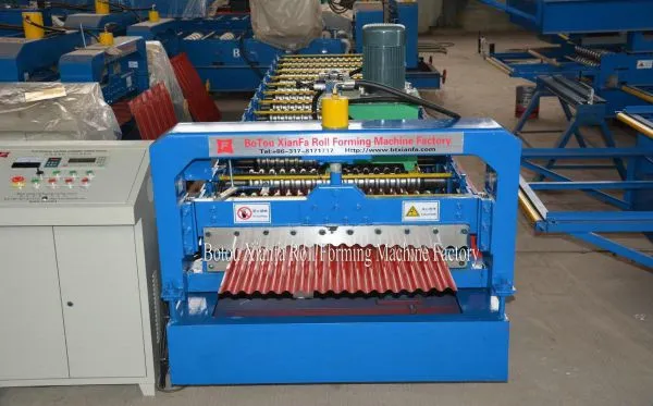 Metal Corrugated Roll Forming Machine photo-4