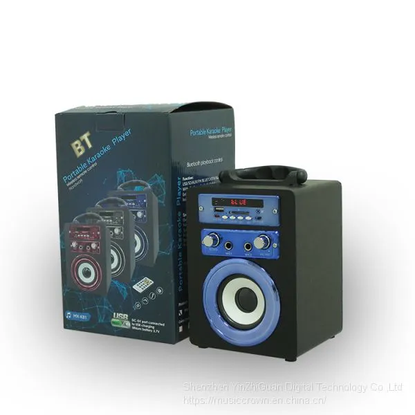 New Style Double Karaoke Wooden Portable Multifunction Bluetooth Speaker photo-4