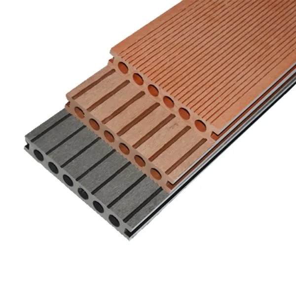 3D Deep Embossing WPC Decking Outdoor Or Flooring Kempas Decking photo-3