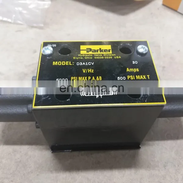Solenoid Proportional Valve Parker Valve D3A1CV D3W001CNJW D3W004CNJW D3W020CNJW photo-3