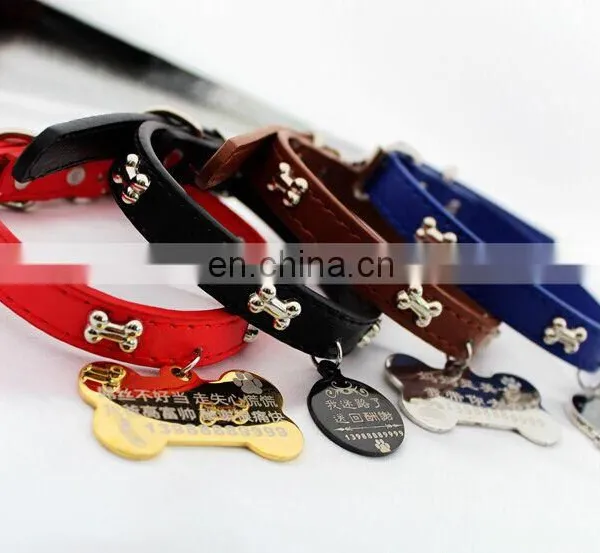 Soft Touch Basic Classic Padded Leather Pet Collars Adjustable Durable Dog Collars Pet Supplies photo-6