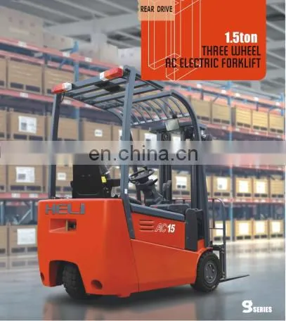 1.5 TON THREE WHEEL AC ELECTRIC FORKLIFT photo-2