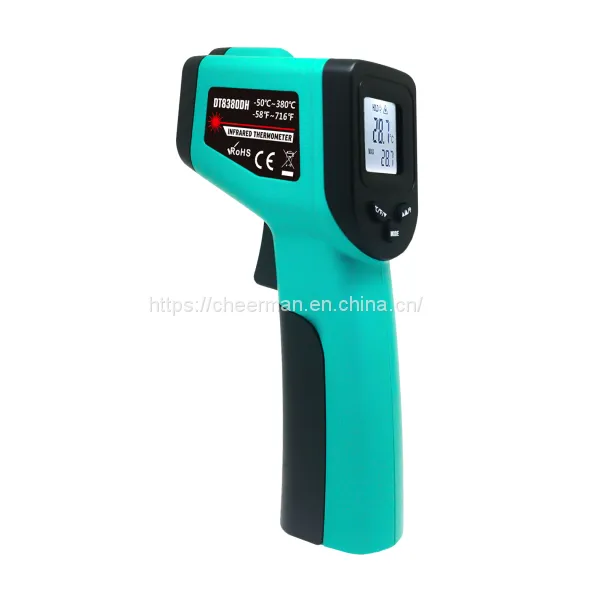 DT8380DH 380 Degree Industrial Infrared Thermometer Amazon Hot Sale Electronic Tools Laser Thermometer