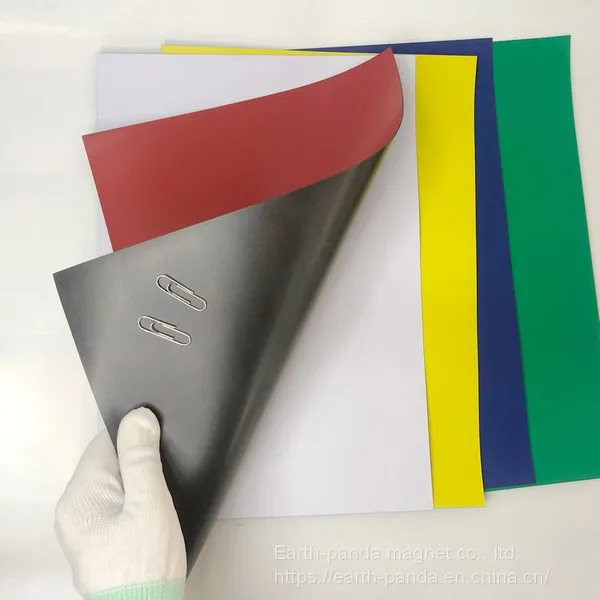 Customized High Quality Rubber Magnet Sheet With Color PVC photo-5