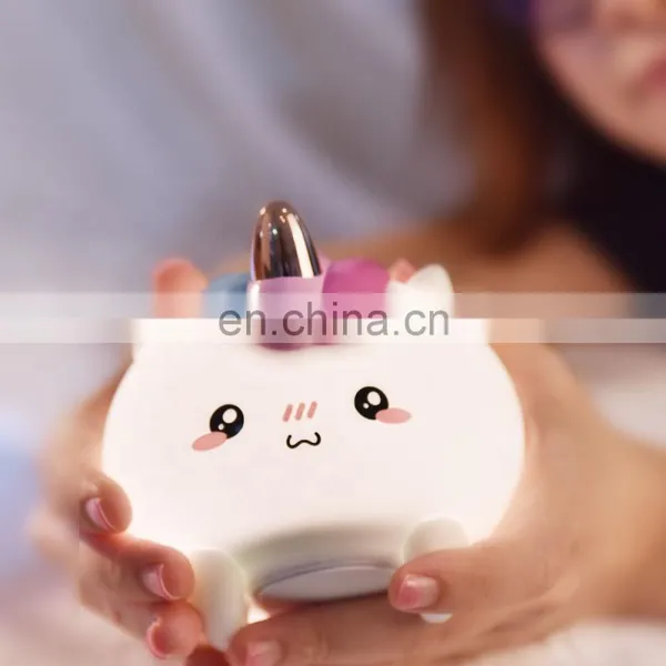 Mini Rechargeable Touch Pat Sensor Silicone Lamp Led Baby Night Light for Kids photo-4