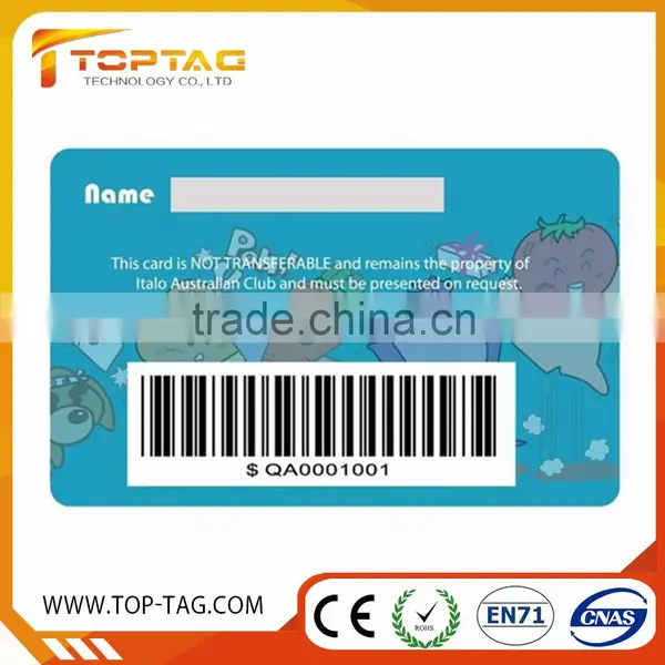 Gift Card With Barcode / RFID Gift Card With Barcode / Gift PVC Barcode Card photo-3