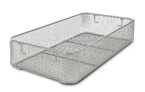 Wire Mesh Screen Baskets Stainless Steel Instrument Trays photo-4
