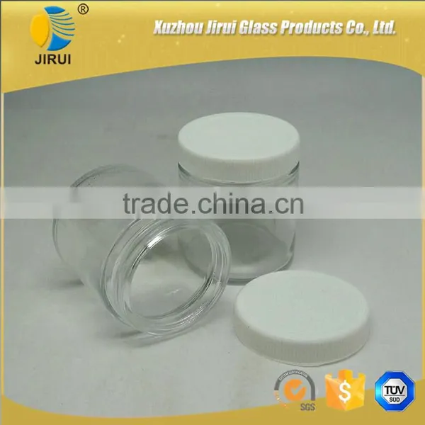 120ml Round Shape Clear Glass Food Jar photo-3