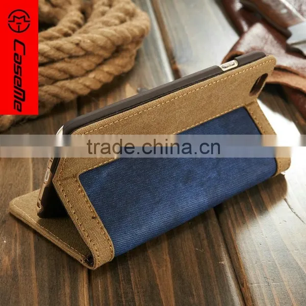 Factory Magnetic Flip Leather Phone Case With Strap for Iphone 6 6S photo-6
