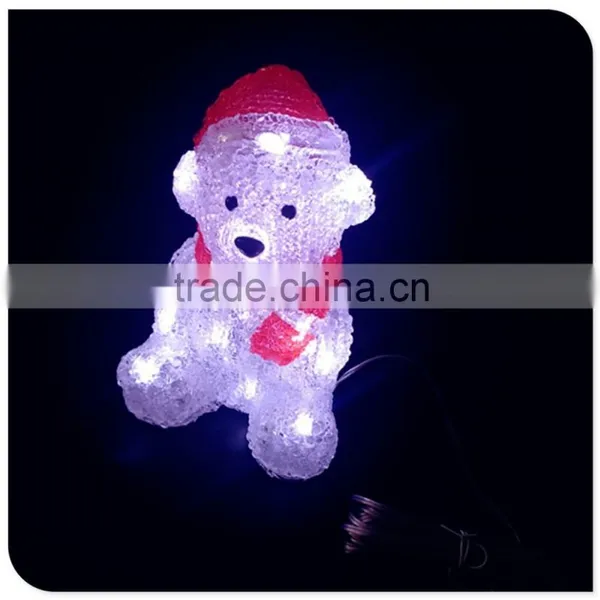 2016 Christmas Holiday Decoration Led 3d Motif Animal Bear Light photo-6