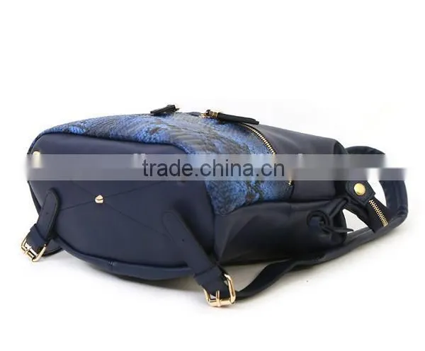 Genuine Cow Leather Black Travelling Backpack School Backpack Bag for Men for Women photo-4