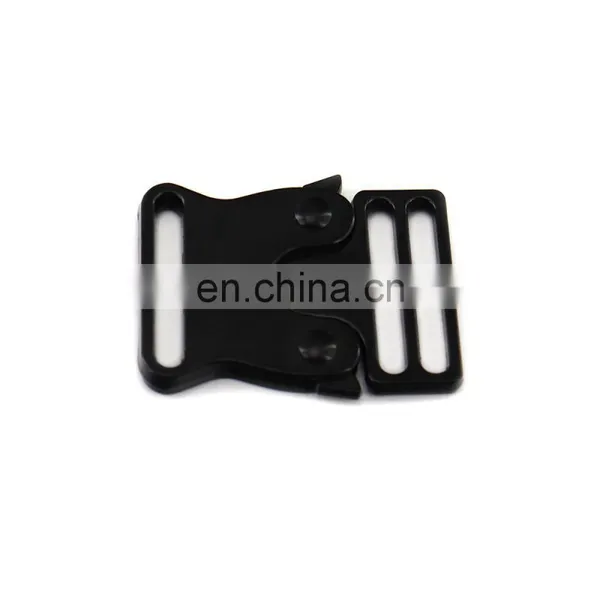 Classical Design Side Release Buckle Durable Convenient Black Metal Side Quick Release Buckle photo-4