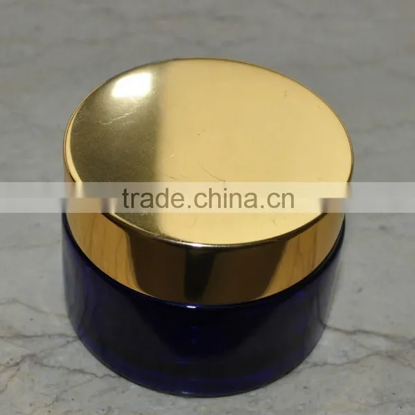 Cream Glass Jar
