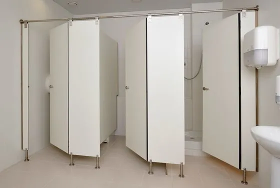 Public School Restroom Compact Laminate Toilet Partition Restrooms Toilet Cubicle photo-5