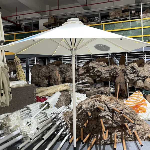 Parasol Umbrella Cover Outdoor Umbrella With Dust Cover Beach Bar Supermarket Restaurant Outdoor Leisure Large Umbrella Good Quality photo-3